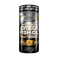 muscletech essential series platinum fish oil - 100 Capsules
